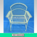 Beautiful Pure White Single Outdoor Chair Garden Furnitures